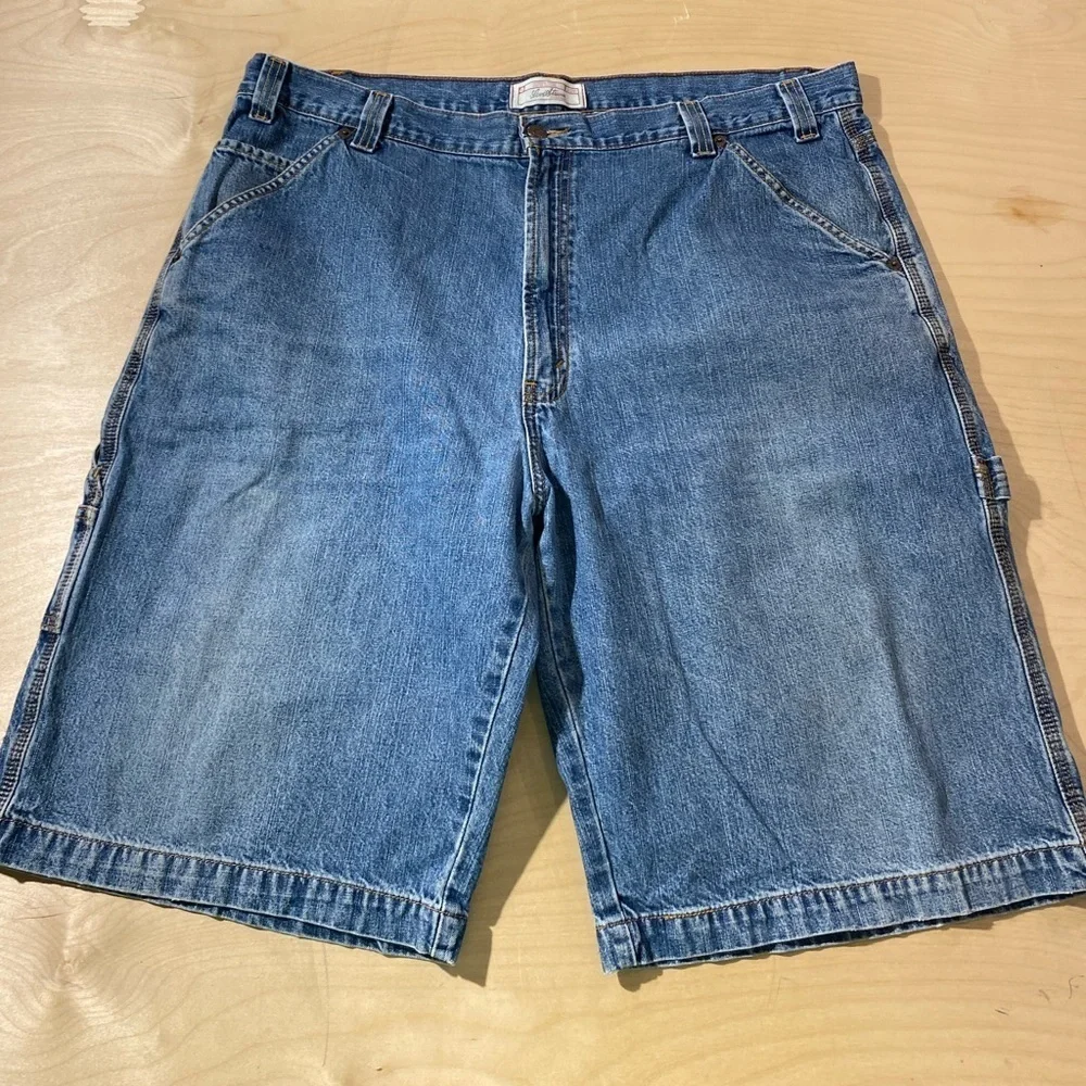 Levi’s Strauss Signature Men's Blue Denim Shorts 40 (ID)